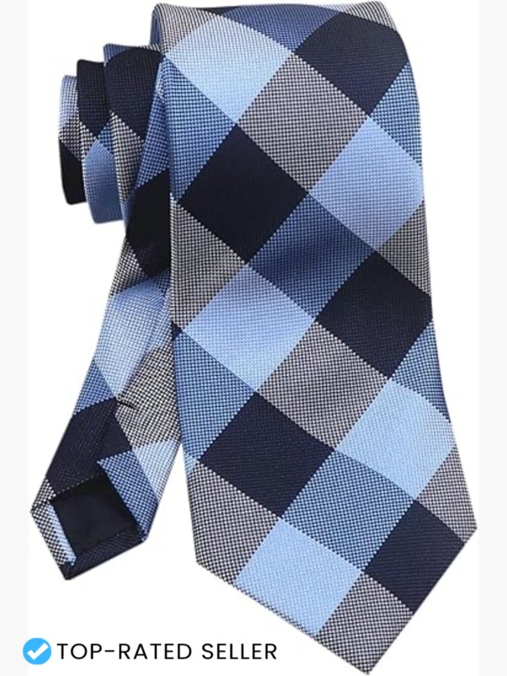 Plaid Jacquard Skinny Tie Formal Business Wedding Slim Necktie